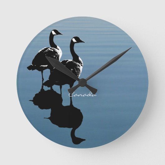Horloge Ronde Canada Clock (Recto)