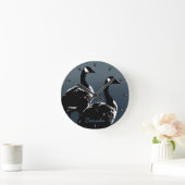 Horloge Ronde Canada Clock Canadian Goose Souvenir de Wall Clock (Maison)