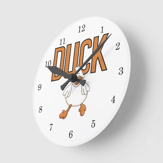 Horloge Ronde Canard (Angle)