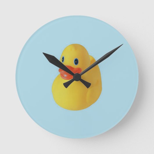 Horloge Ronde Canard en caoutchouc (Recto)