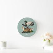 Horloge Ronde Canards colverts (Maison)