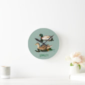 Horloge Ronde Canards colverts (Maison)