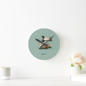 Horloge Ronde Canards colverts (Maison)