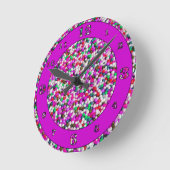 Horloge Ronde Candy Balls (Angle)