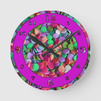 Horloge Ronde Candy Dots