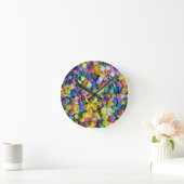 Horloge Ronde Candy Dots 2 (Maison)