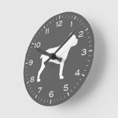 Horloge Ronde Cane Corso (Angle)