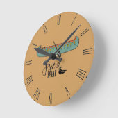 Horloge Ronde Canot Esprit Libre (Angle)
