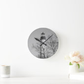 Horloge Ronde Cap May Light b/w (Maison)