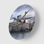 Horloge Ronde Cape Neddick lighthouse York, Maine (Angle)