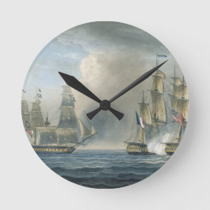 Horloge Ronde Capture du Pomone par voie HMP Arethusa outre du
