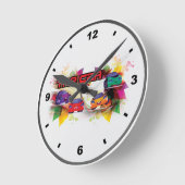 Horloge Ronde Car Of Clock (Angle)