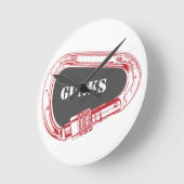 Horloge Ronde Carabinier de Escalade de Gunks (Angle)