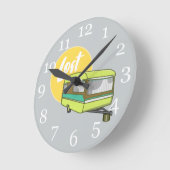 Horloge Ronde Caravan Lost Summer Holiday (Angle)