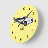 Horloge Ronde Caricature limousine (Angle)