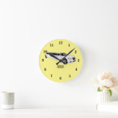 Horloge Ronde Caricature limousine (Maison)