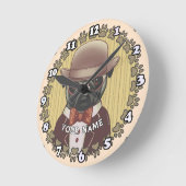 Horloge Ronde Carlin à lunettes (Angle)