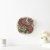 Horloge Ronde Carnation Carrelage Fleur Antique Art Rustique (Maison)