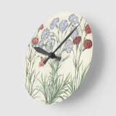 Horloge Ronde Carnations: 1.Caryophyllus multiplex flore albo; 2 (Angle)