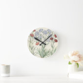 Horloge Ronde Carnations: 1.Caryophyllus multiplex flore albo; 2 (Maison)