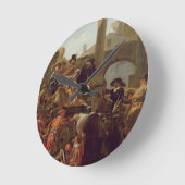 Horloge Ronde Carnival Time à Rome, 1653 (oil on canvas) (Angle)