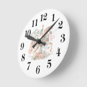 Horloge Ronde Carousel Horse (Angle)