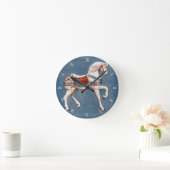 Horloge Ronde Carousel Horse par Henry Murphy (Maison)