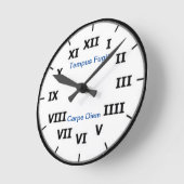 Horloge Ronde Carpe diem Wall Clock (Angle)
