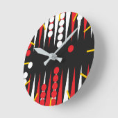 Horloge Ronde Carte de jacquet (Angle)