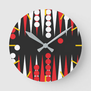 Horloge Ronde Carte de jacquet