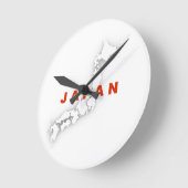 Horloge Ronde Carte du plan du Japon (Angle)
