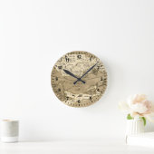 HORLOGE RONDE CARTE : JAMAICA, 1767 (Maison)