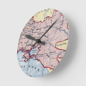 Horloge Ronde CARTE : L'UKRAINE, c1906 (Angle)