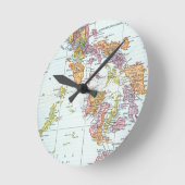 HORLOGE RONDE CARTE : PHILIPPINES, 1905 (Angle)