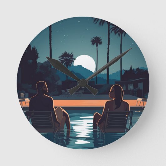 HORLOGE RONDE CARTE POSTALE BAE-CATÉGORIE #4 (Recto)