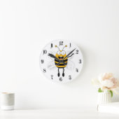 Horloge Ronde Cartoon Bee (Maison)