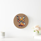 HORLOGE RONDE CARTOON FOX (Maison)