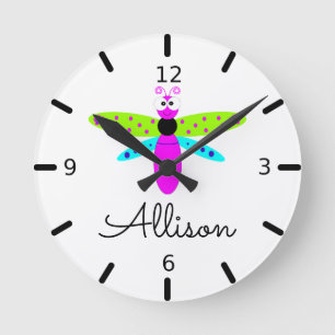 Horloge Ronde Cartoon personnalisé