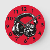 Casque Audio Musique Noir DJ