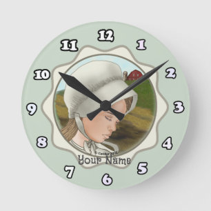 Horloge Ronde Casquette de fille amish