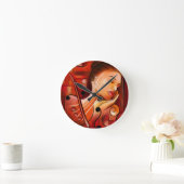 Horloge Ronde Casselopia - rêve de violon (Maison)