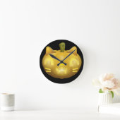 Horloge Ronde Cat Jack-o'-lantern (Maison)