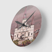 Horloge Ronde Cathédrale de la Nouvelle-Orléans (Angle)