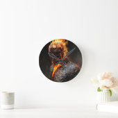 Horloge Ronde cavalier fantôme (Maison)