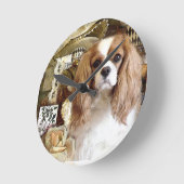 Horloge Ronde Cavalier King Charles Spaniel (Angle)