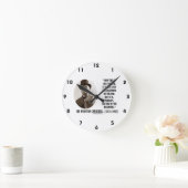 Horloge Ronde Ce N'Est Pas Le Début Final (Winston Churchill) (Maison)