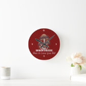 Horloge Ronde Celestial Mushroom Constellation Universe (Maison)