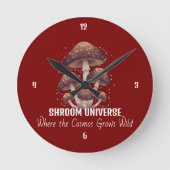 Horloge Ronde Celestial Mushroom Constellation Universe (Recto)