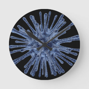 Horloge Ronde Cellule infectée par virus