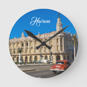 Horloge Ronde Centre de la ville de La Havane, Cuba